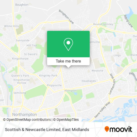 Scottish & Newcastle Limited map
