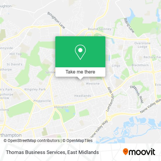 Thomas Business Services map