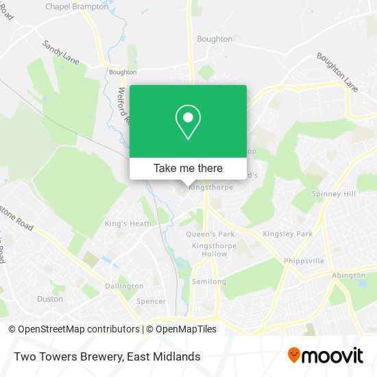 Two Towers Brewery map