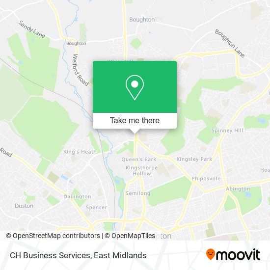 CH Business Services map
