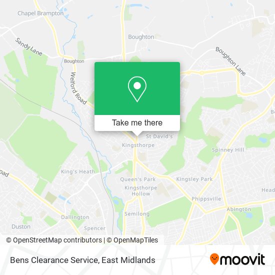 Bens Clearance Service map
