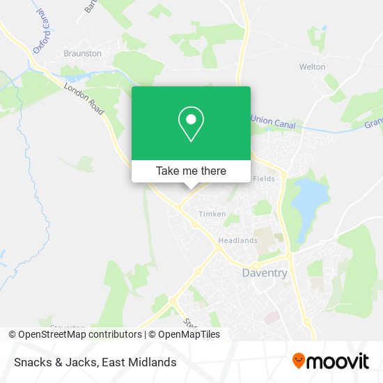Snacks & Jacks map