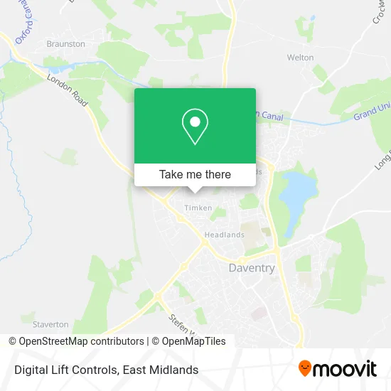 Digital Lift Controls map