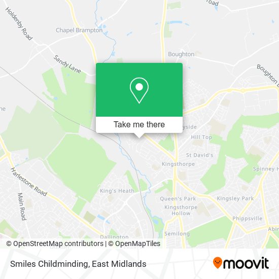 Smiles Childminding map
