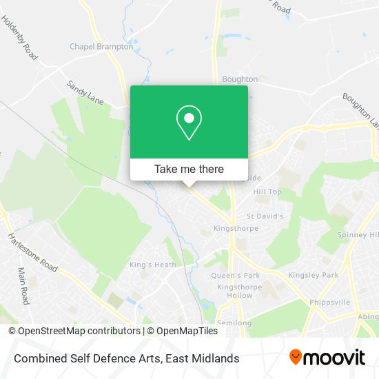 Combined Self Defence Arts map