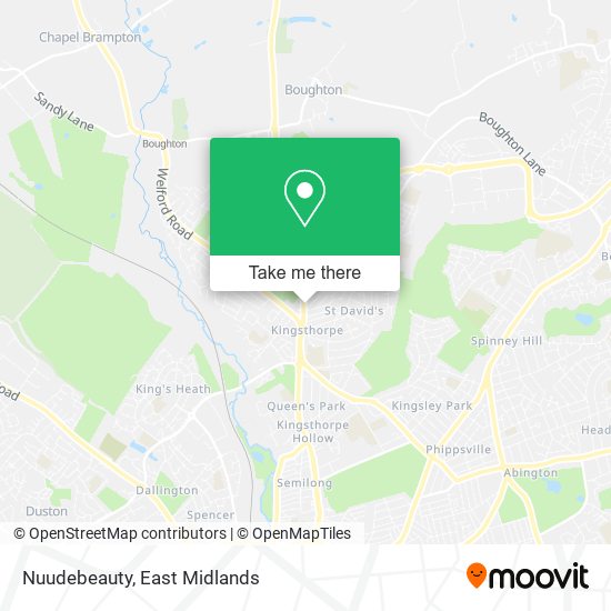 Nuudebeauty map