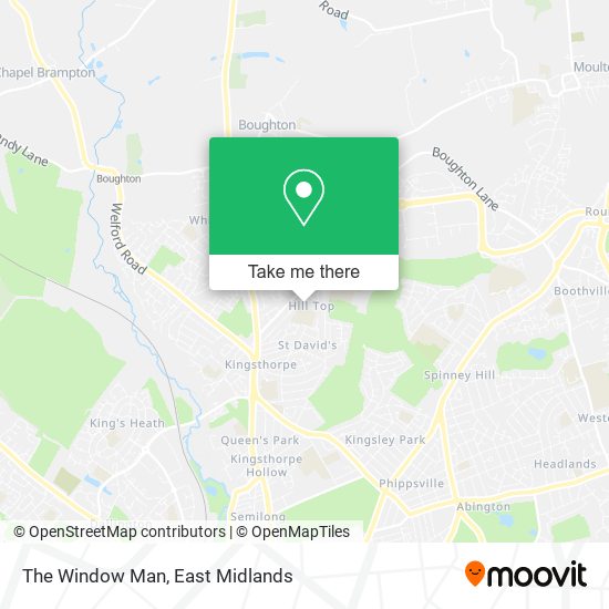 The Window Man map