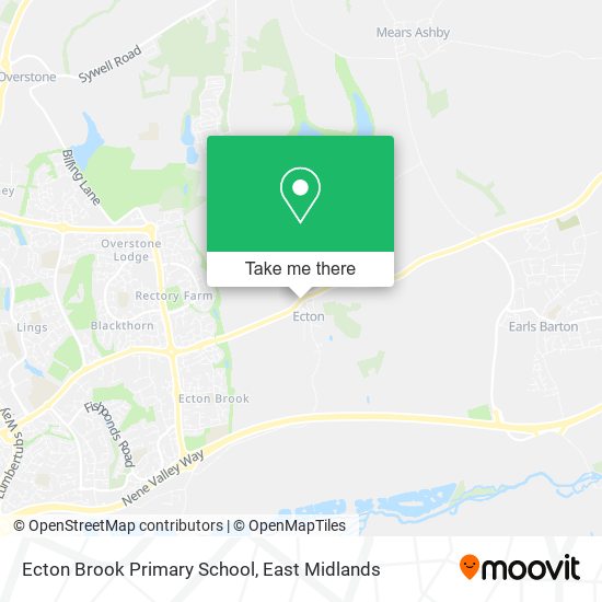 Ecton Brook Primary School map