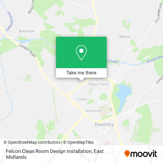 Felcon Clean Room Design Installation map