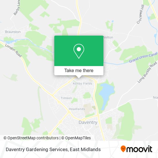 Daventry Gardening Services map