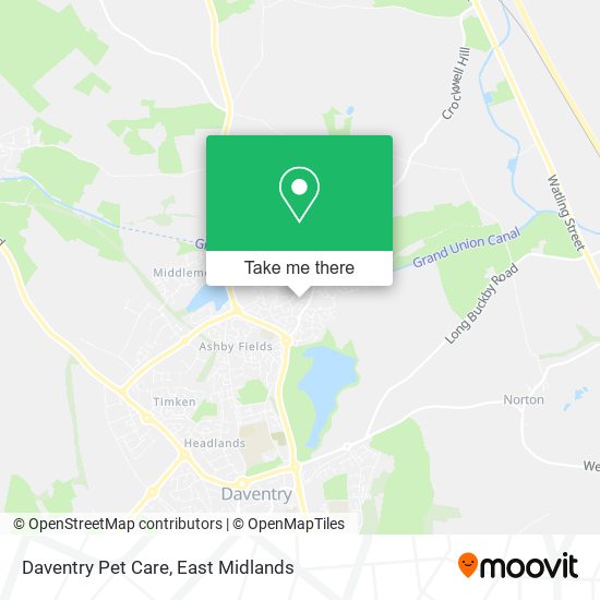 Daventry Pet Care map