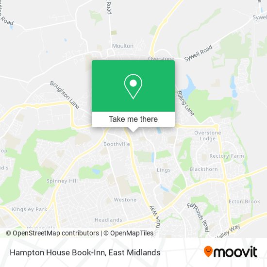 Hampton House Book-Inn map
