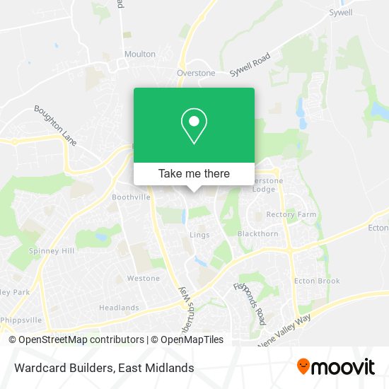 Wardcard Builders map