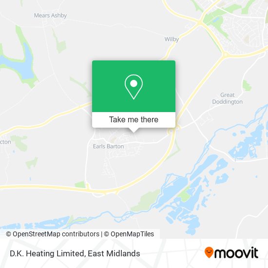 D.K. Heating Limited map