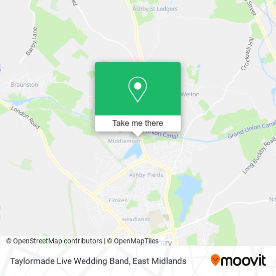 Taylormade Live Wedding Band map