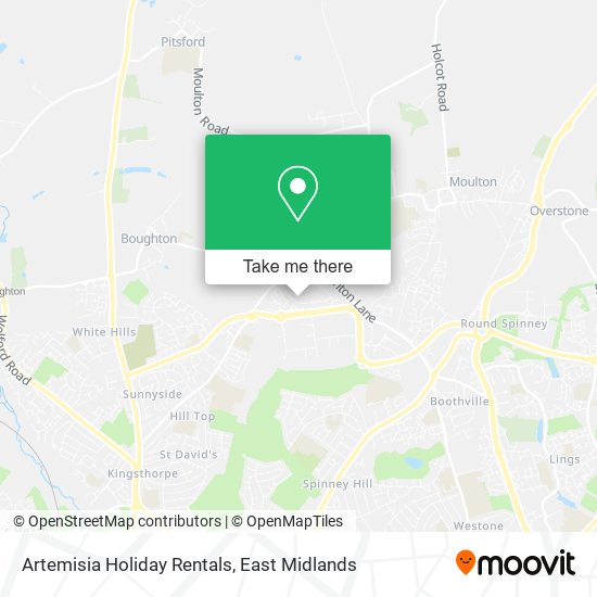 Artemisia Holiday Rentals map