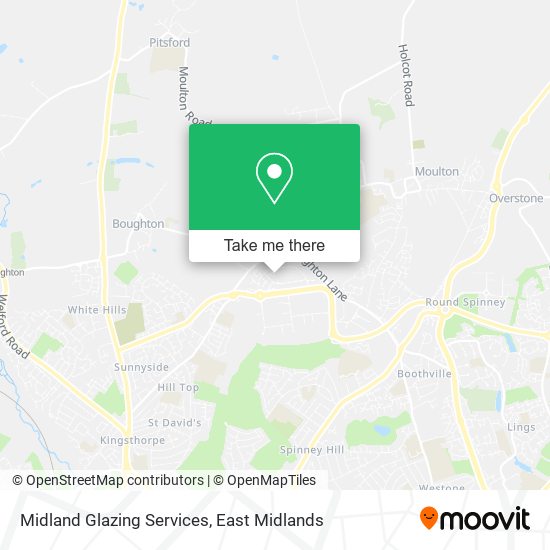 Midland Glazing Services map