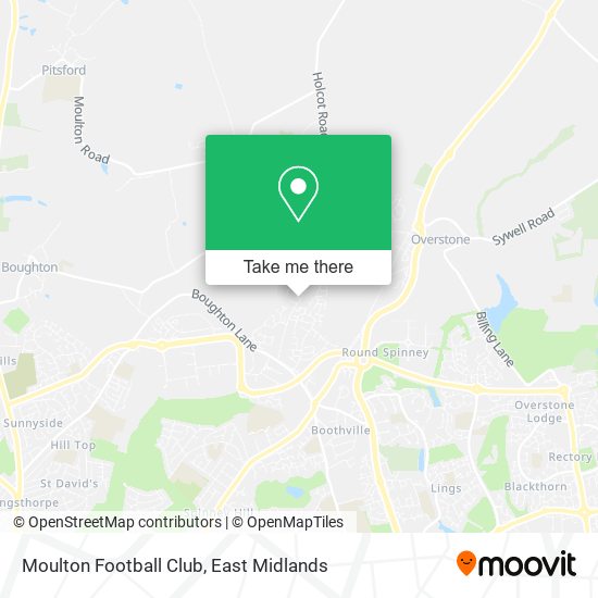 Moulton Football Club map
