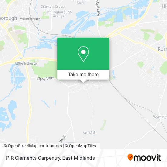 P R Clements Carpentry map