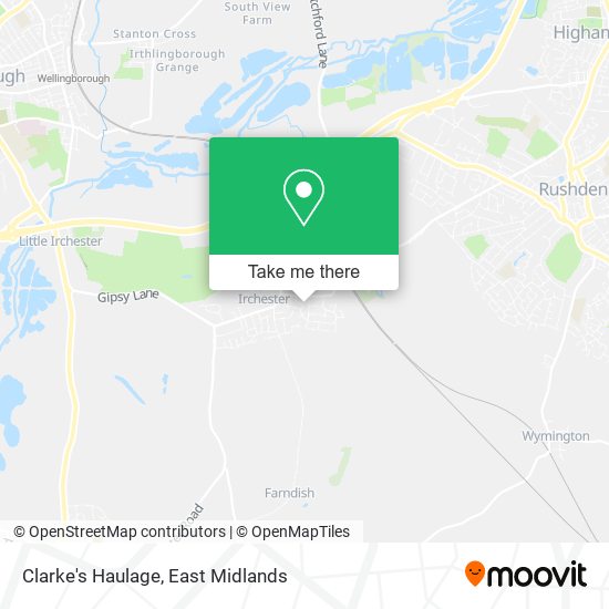 Clarke's Haulage map