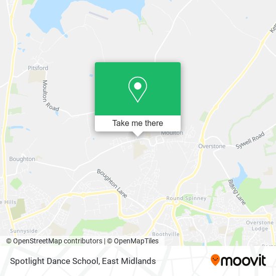 Spotlight Dance School map