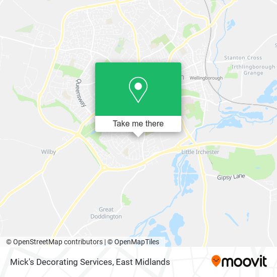 Mick's Decorating Services map