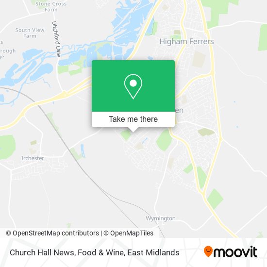 Church Hall News, Food & Wine map