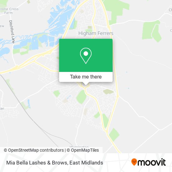 Mia Bella Lashes & Brows map