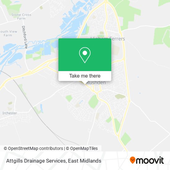 Attgills Drainage Services map