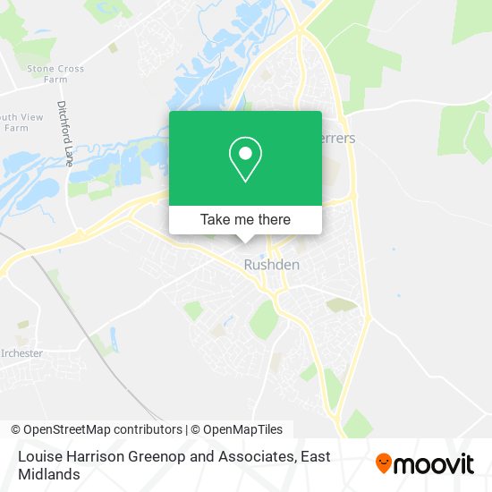 Louise Harrison Greenop and Associates map
