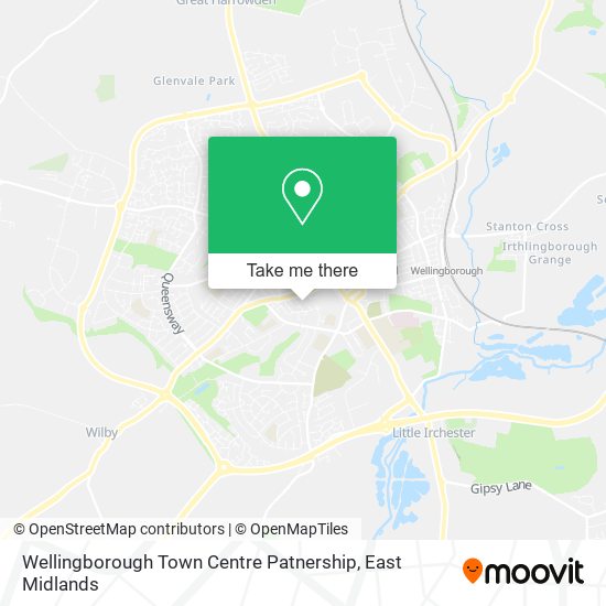 Wellingborough Town Centre Patnership map