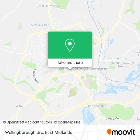 Wellingborough Urc map