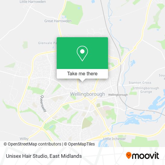 Unisex Hair Studio map