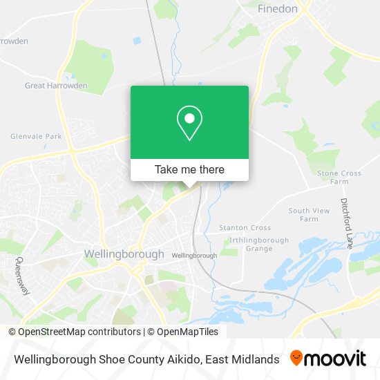 Wellingborough Shoe County Aikido map