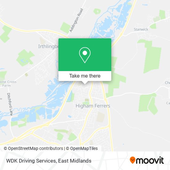 WDK Driving Services map