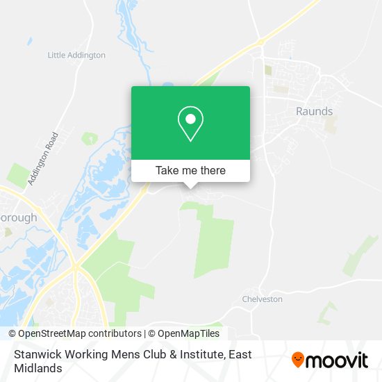 Stanwick Working Mens Club & Institute map