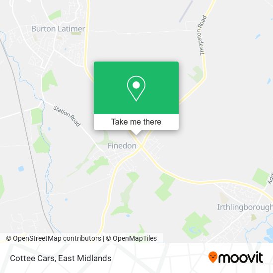 Cottee Cars map