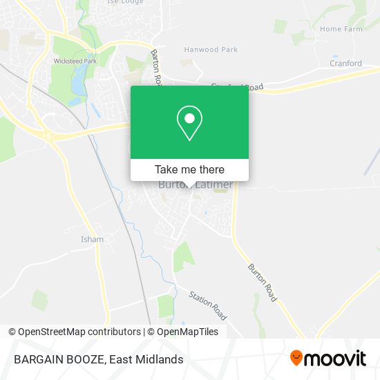 BARGAIN BOOZE map