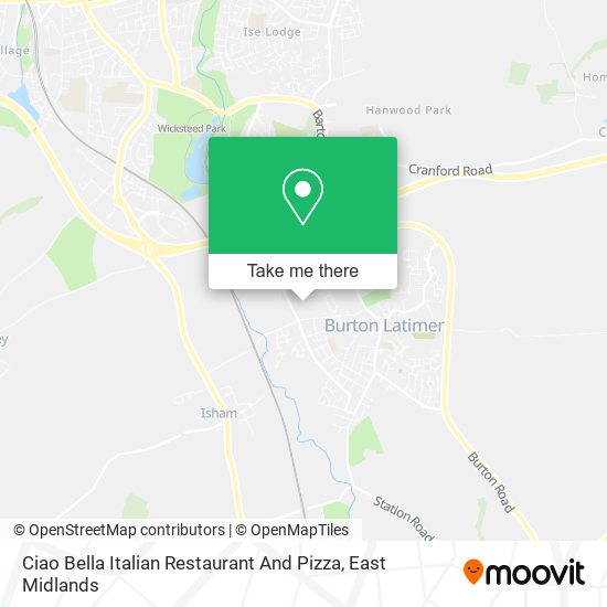 Ciao Bella Italian Restaurant And Pizza map