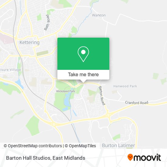 Barton Hall Studios map