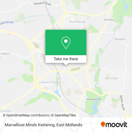 Marvellous Minds Kettering map