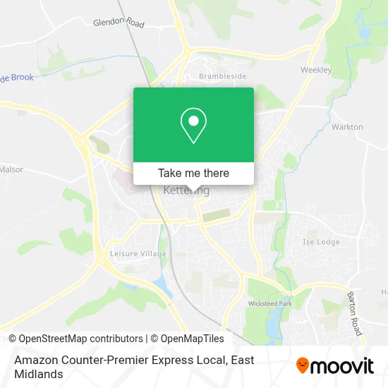 Amazon Counter-Premier Express Local map