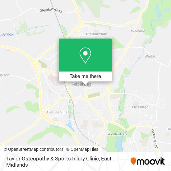 Taylor Osteopathy & Sports Injury Clinic map
