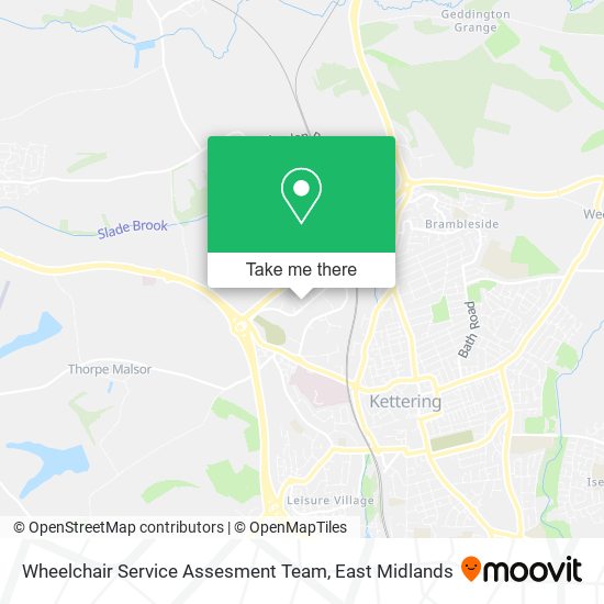 Wheelchair Service Assesment Team map