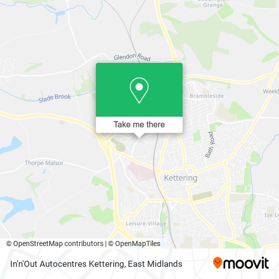 In'n'Out Autocentres Kettering map