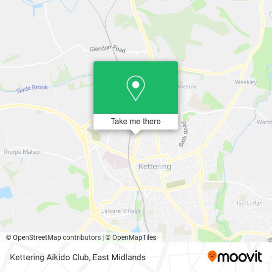 Kettering Aikido Club map