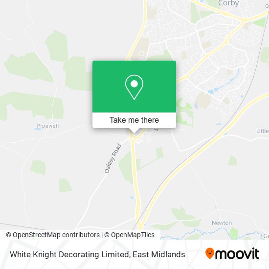 White Knight Decorating Limited map
