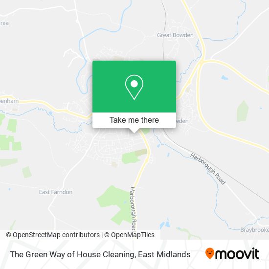 The Green Way of House Cleaning map