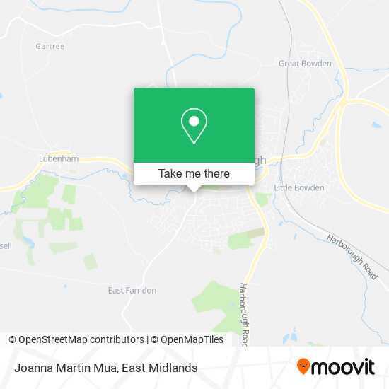 Joanna Martin Mua map