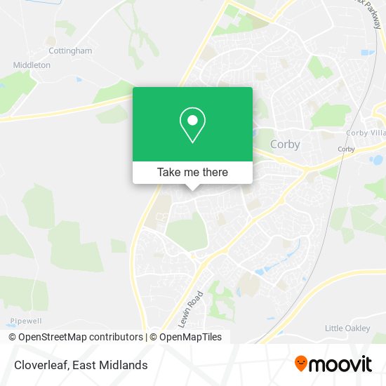 Cloverleaf map